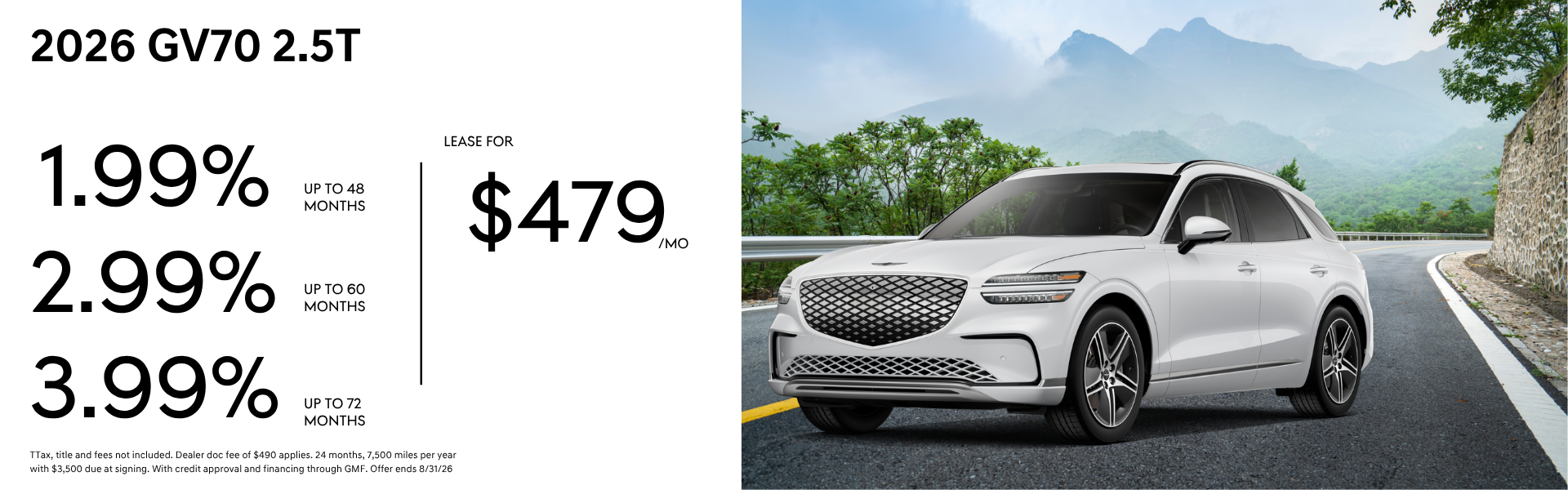 2026 Genesis GV70 Offers